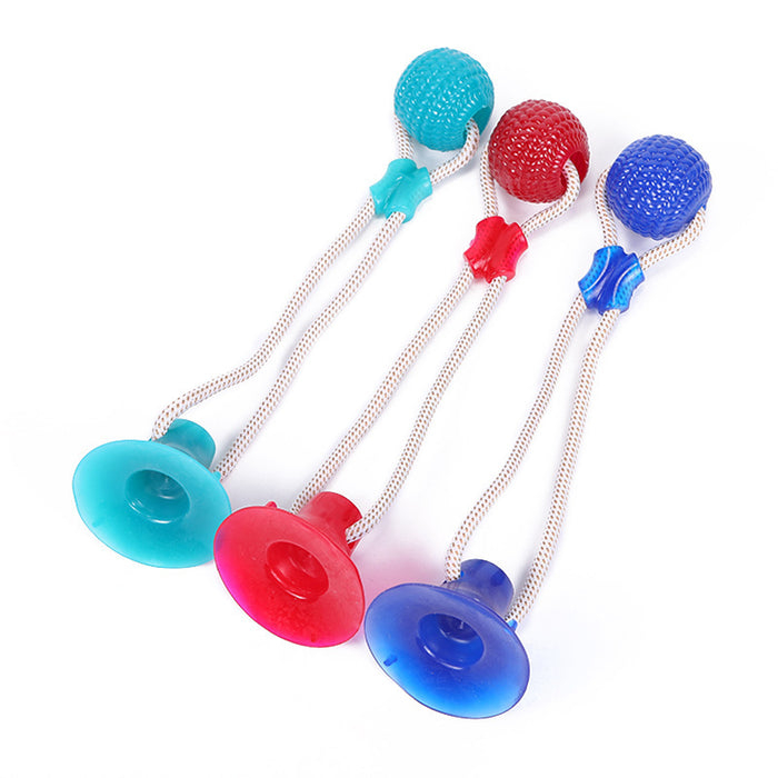 Transform Playtime with Our Interactive Dog Suction Cup Pull Ball! 🐕🎾